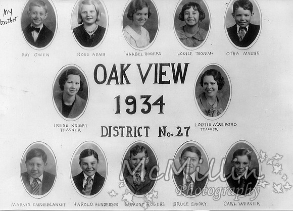 1934 Ray Owen school picture
