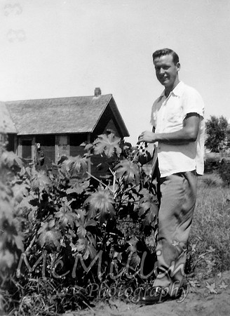1950ish Melvin McMillin at home