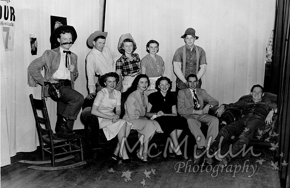 1952 Melvin McMillin in senior play