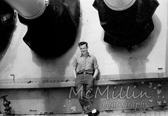 1952ish Melvin McMillin on board Pittsburgh