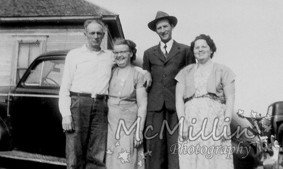 1953 Clarence Beatrice Ray and Dessie Mc