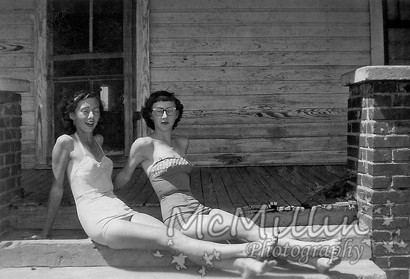 1953ish Lois and Velma Owen at home