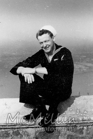 1953ish Melvin Mc seeing the world in Navy