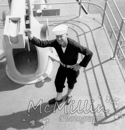 1953ish Melvin Mc on ship radio man