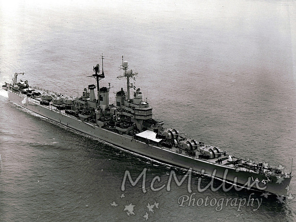 1953ish USS Worcester Lt Cruiser 0414420