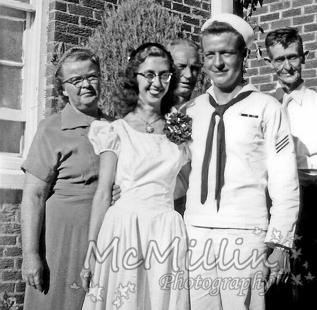 1954 Mom Dad w parents at wedding 9-10-54