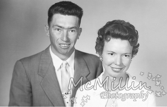1960ish Floyd and Wanda Faye (McMillin) Smallwood