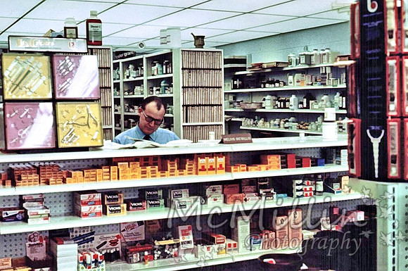 1968ish Dad at work in Dicus Thrift t Wise