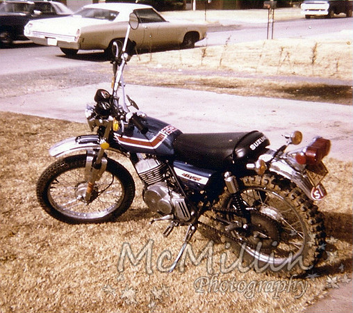 1972 Suzuki 185 enduro first motorcycle