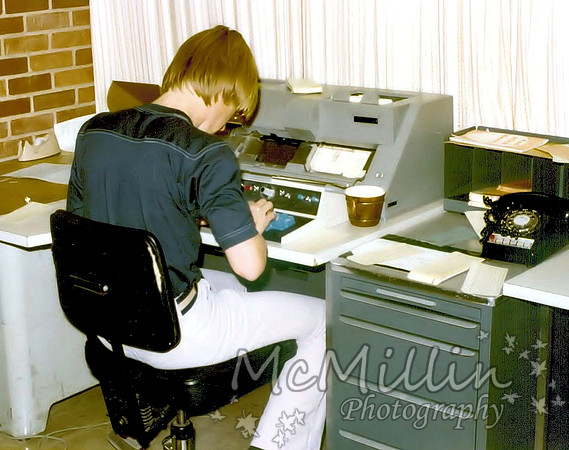 1977 college David North Computer card punch