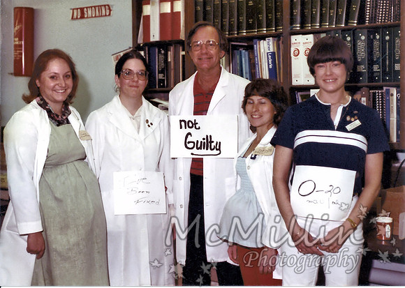 1981 Med Arts Lab Dr Dunn with others