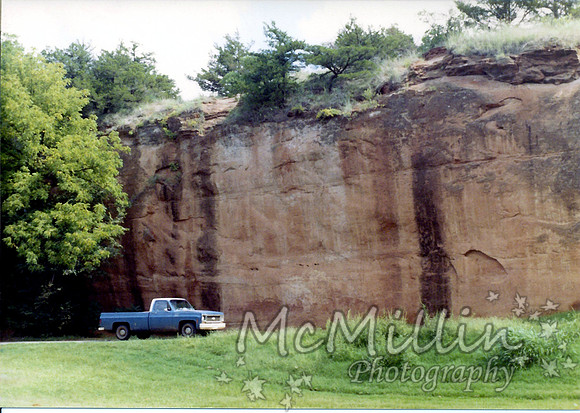 1981 Red Rock Canyon clift I repelled down