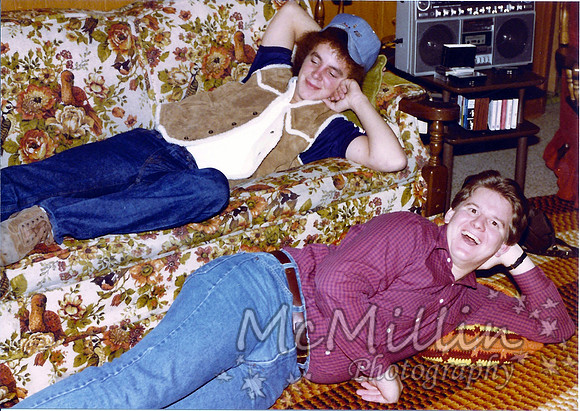 1981 Xmas Larry Owen and Mark Jackson
