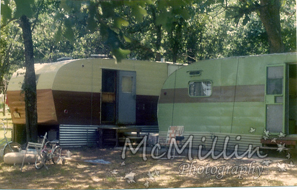 1983ish trailers at lake Texhoma