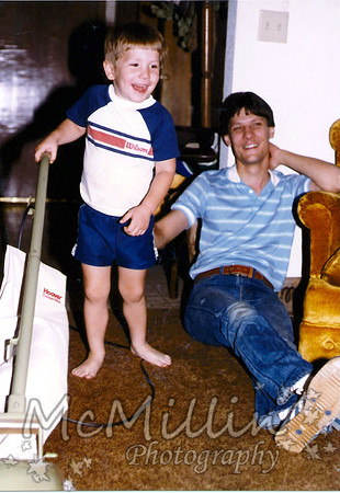 1984ish Steve Brookman and son