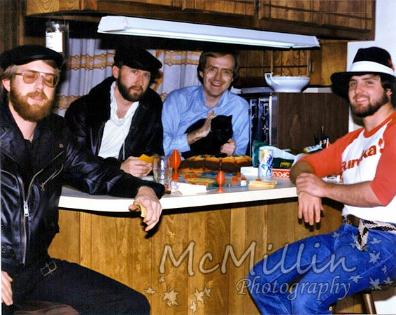 1985 1 Mike Me Gordon and Tony in Yukon