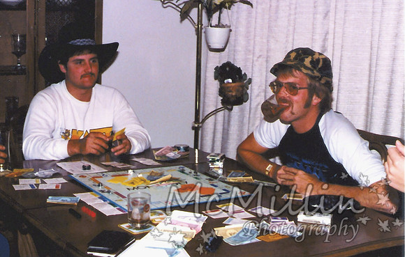 1985 1 Tony and Mike playing monopoly