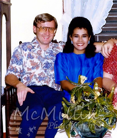 1985 Lita and Rick in PI