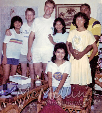 1985 photo of Lita with Duane and Nenang friends