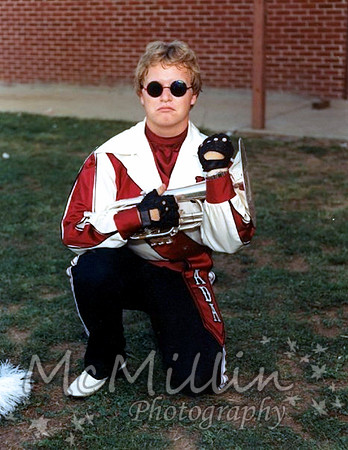 1985ish David in Highschool Band