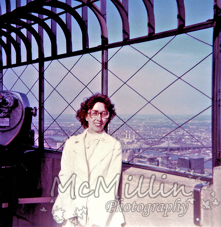1985ish Lois McMillin up high