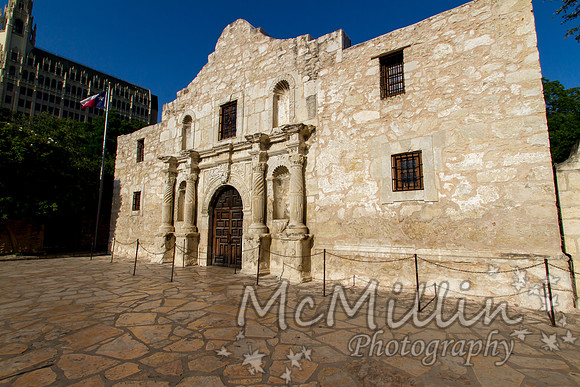 The Famous Texas Alamo, in San Antonio.