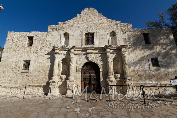 The Famous Texas Alamo, in San Antonio.