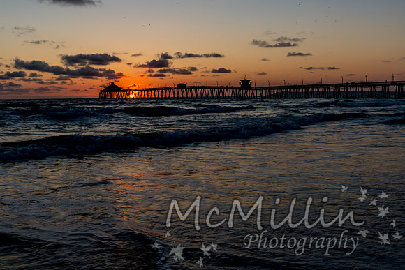 California ocean sunset