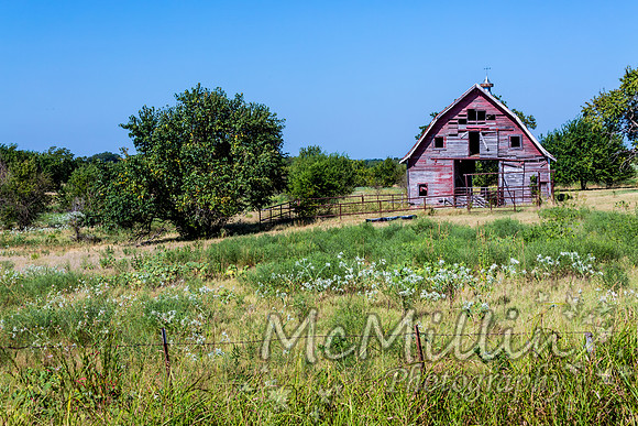 Old Oklahoma Red Barn