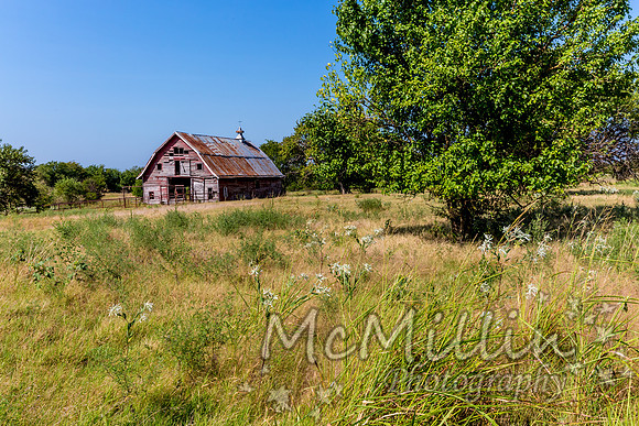 Old Oklahoma Red Barn