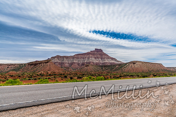 Desert Landscape Near Zion National Park